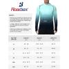 image:imageRoadbox Mens UPF 50 Sun Protection Hoodie UV Long Sleeve Fishing Shirts Lightweight Swim Rash Guard for Outdoor HikingDark Blue Green Gradient