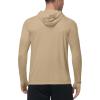 image:imageRoadbox Mens UPF 50 Sun Protection Hoodie UV Long Sleeve Fishing Shirts Lightweight Swim Rash Guard for Outdoor HikingKhaki