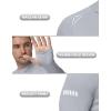 image:imageRoadbox Mens UPF 50 Sun Protection Hoodie UV Long Sleeve Fishing Shirts Lightweight Swim Rash Guard for Outdoor HikingLight Gray