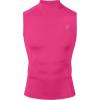 image:imageRoadbox Mens Compression Tank Top Mock Turtleneck Sleeveless Shirt Fitted Athletic Base Layer for Gym WorkoutRose Red