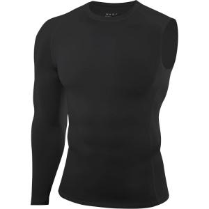 image:imageRoadbox Mens Compression Shirts Long Sleeve Single Arm Workout Top Athletic Base Layer Undershirt for Gym and BasketballBlack Right