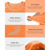 image:imageRoadbox Mens UPF 50 Swim Shirts Short Sleeve UV Sun Protection Rash Guard TShirt Quick Dry Water Surfing Beach TeesBright Orange
