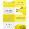 image:imageRoadbox Mens UPF 50 Swim Shirts Short Sleeve UV Sun Protection Rash Guard TShirt Quick Dry Water Surfing Beach TeesGolden Yellow