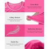 image:imageRoadbox Mens UPF 50 Swim Shirts Short Sleeve UV Sun Protection Rash Guard TShirt Quick Dry Water Surfing Beach TeesHot Pink