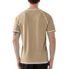 image:imageRoadbox Mens UPF 50 Swim Shirts Short Sleeve UV Sun Protection Rash Guard TShirt Quick Dry Water Surfing Beach TeesKhaki