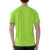 image:imageRoadbox Mens UPF 50 Swim Shirts Short Sleeve UV Sun Protection Rash Guard TShirt Quick Dry Water Surfing Beach TeesLime Green