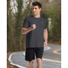 image:imageRoadbox Mens UPF 50 Swim Shirts UV Sun Protection Rash Guard Short Sleeve Surfing Hiking Fishing Beach Quick Dry TShirtsDark Gray