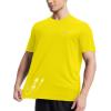 image:imageRoadbox Mens UPF 50 Swim Shirts UV Sun Protection Rash Guard Short Sleeve Surfing Hiking Fishing Beach Quick Dry TShirtsGold