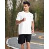 image:imageRoadbox Mens UPF 50 Swim Shirts UV Sun Protection Rash Guard Short Sleeve Surfing Hiking Fishing Beach Quick Dry TShirtsWhite