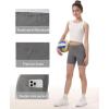 image:imageRoadbox Girls Volleyball Spandex Shorts 5 Youth Bike Athletic Compression Shorts for Gymnastics Dance Yoga with PocketsDark Gray