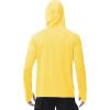 image:imageRoadbox Mens UPF 50 Fishing Shirts Long Sleeve UV Sun Hoodie Hiking Running Swim Athletic Workout ShirtA02yellow