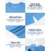 image:imageMens Big and Tall Swim Shirts UPF 50 Sun Protection Short Sleeve Rash Guard Quick Dry TShirt for Beach and SurfingMedium Blue