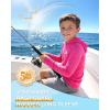 image:imageRoadbox Boys Rash Guard Hooded Fishing Shirt Kids UPF 50 Long Sleeve Sun Hoodie Youth UV Protection Beach Swim Shirts15hot Pink