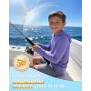 image:imageRoadbox Boys Rash Guard Hooded Fishing Shirt Kids UPF 50 Long Sleeve Sun Hoodie Youth UV Protection Beach Swim Shirts16grape Purple