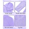 image:imageRoadbox Boys Rash Guard Hooded Fishing Shirt Kids UPF 50 Long Sleeve Sun Hoodie Youth UV Protection Beach Swim Shirts16grape Purple