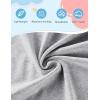 image:imageRoadbox Boys Short Sleeve Hoodie Athletic Quick Dry Hooded T Shirts Lightweight Youth Pullover Sweatshirt for Workout Sport03 Gray