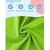 image:imageRoadbox Boys Short Sleeve Hoodie Athletic Quick Dry Hooded T Shirts Lightweight Youth Pullover Sweatshirt for Workout Sport04 Green