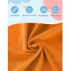 image:imageRoadbox Boys Short Sleeve Hoodie Athletic Quick Dry Hooded T Shirts Lightweight Youth Pullover Sweatshirt for Workout Sport06 Orange