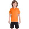 image:imageRoadbox Boys Short Sleeve Hoodie Athletic Quick Dry Hooded T Shirts Lightweight Youth Pullover Sweatshirt for Workout Sport06 Orange