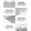 image:imageMens Big and Tall Swim Shirts UPF 50 Sun Protection Short Sleeve Rash Guard Quick Dry TShirt for Beach and SurfingEco Gray