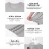 image:imageMens Big and Tall Swim Shirts UPF 50 Sun Protection Short Sleeve Rash Guard Quick Dry TShirt for Beach and SurfingEco Gray