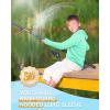 image:imageRoadbox Boys Rash Guard Hooded Shirt Kids UPF 50 Long Sleeve Hoodie Youth UV Sun Protection Fishing Beach Shirts02light Green