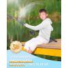 image:imageRoadbox Boys Rash Guard Hooded Shirt Kids UPF 50 Long Sleeve Hoodie Youth UV Sun Protection Fishing Beach Shirts05white