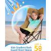 image:imageRoadbox Boys Rash Guard Short Sleeve Swim Shirt UPF 50 Sun Protection Kids Quick Dry Rashguard Water Shirt for Surf Beach05 Blue Yellow Gradient