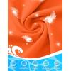 image:imageRoadbox Boys UPF 50 Rash Guard Swim Shirt Sun Protection Long Sleeve for Kids Toddler Rashguard Athletic Surf Water ShirtsFluorescent Orange