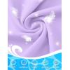 image:imageRoadbox Boys UPF 50 Rash Guard Swim Shirt Sun Protection Long Sleeve for Kids Toddler Rashguard Athletic Surf Water ShirtsLight Purple