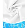 image:imageRoadbox Boys UPF 50 Rash Guard Swim Shirt Sun Protection Long Sleeve for Kids Toddler Rashguard Athletic Surf Water ShirtsWhite