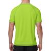 image:imageRoadbox Mens Short Sleeve Swim Shirt UPF 50 Quick Dry Rash Guard UV Sun Protection Water TShirt for Beach and SurfingLime Green