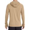 image:imageRoadbox Mens UPF 50 Sun Protection Hoodie Long Sleeve Fishing Shirt with Mask Lightweight UV SPF Hooded for Hiking RunningKhaki