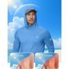 image:imageRoadbox Mens UPF 50 Sun Protection Hoodie UV Long Sleeve Fishing Shirts Lightweight Swim Rash Guard for Outdoor HikingMedium Blue
