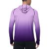 image:imageRoadbox Mens UPF 50 Sun Protection Hoodie UV Long Sleeve Fishing Shirts Lightweight Swim Rash Guard for Outdoor HikingPurple Gradient