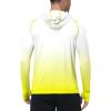 image:imageRoadbox Mens UPF 50 Sun Protection Hoodie UV Long Sleeve Fishing Shirts Lightweight Swim Rash Guard for Outdoor HikingYellow White Gradient