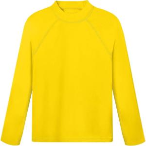 image:imageRoadbox Boys UPF 50 Rash Guard Swim Shirt Sun Protection Long Sleeve for Kids Toddler Rashguard Athletic Surf Water ShirtsYellow