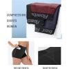 image:imageRoadbox 3 Womens Volleyball Spandex Shorts with PocketNonPocket 23 Pack Compression Shorts for Workout Running Gym YogaPocketsblackredpurple
