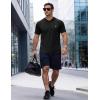 image:imageRoadbox Mens Short Sleeve Hoodie Lightweight Workout Hooded T Shirts UPF 50 Quick Dry Athletic Gym Running SweatshirtBlack