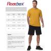 image:imageRoadbox Mens Short Sleeve Hoodie Lightweight Workout Hooded T Shirts UPF 50 Quick Dry Athletic Gym Running SweatshirtTurmeric