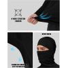 image:imageRoadbox Mens UPF 50 Sun Shirt Long Sleeve Fishing Hoodie UV Protection Hooded Rash Guard with Mask for Hiking RunningBlack