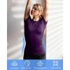 image:imageRoadbox Womens Compression Shirts 13 Pack Short Sleeve Workout Tops Athletic Gym TShirt Yoga Running Quick Dry Base LayerDeep Purple