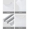 image:imageRoadbox Workout Sleeveless Shirts for Men Athletic Gym Basketball Quick Dry Muscle Tank TopsWhite
