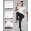 image:imageRoadbox 3 Pack Mens Compression Shirt Short Sleeve Athletic Football Running Base Layer Cool Dry T Shirts for Sports WorkoutWhiteLight GrayRoyal Blue