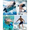 image:imageRoadbox Mens Athletic Swim Jammer Quick Dry Performance Compression UPF 50 Competitive Swimsuit Shorts for Training RacingNavy Blue