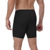 image:imageRoadbox Mens Athletic Swim Jammers Quick Dry Competitive Racing Swimsuit UPF 50 Compression Training Swimming Shorts1black