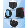 image:imageRoadbox Mens Athletic Swim Jammers Quick Dry Competitive Racing Swimsuit UPF 50 Compression Training Swimming ShortsBlack With Red