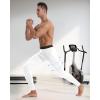 image:imageRoadbox Mens Compression Pants Running Tights with Pockets Sports Workout Leggings Athletic Base Layer for Cycling BasketballBlackwhite