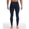 image:imageRoadbox Mens Compression Pants Running Tights with Pockets Sports Workout Leggings Athletic Base Layer for Cycling BasketballNavy Blue