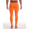 image:imageRoadbox Mens Compression Pants Running Tights with Pockets Sports Workout Leggings Athletic Base Layer for Cycling BasketballOrange